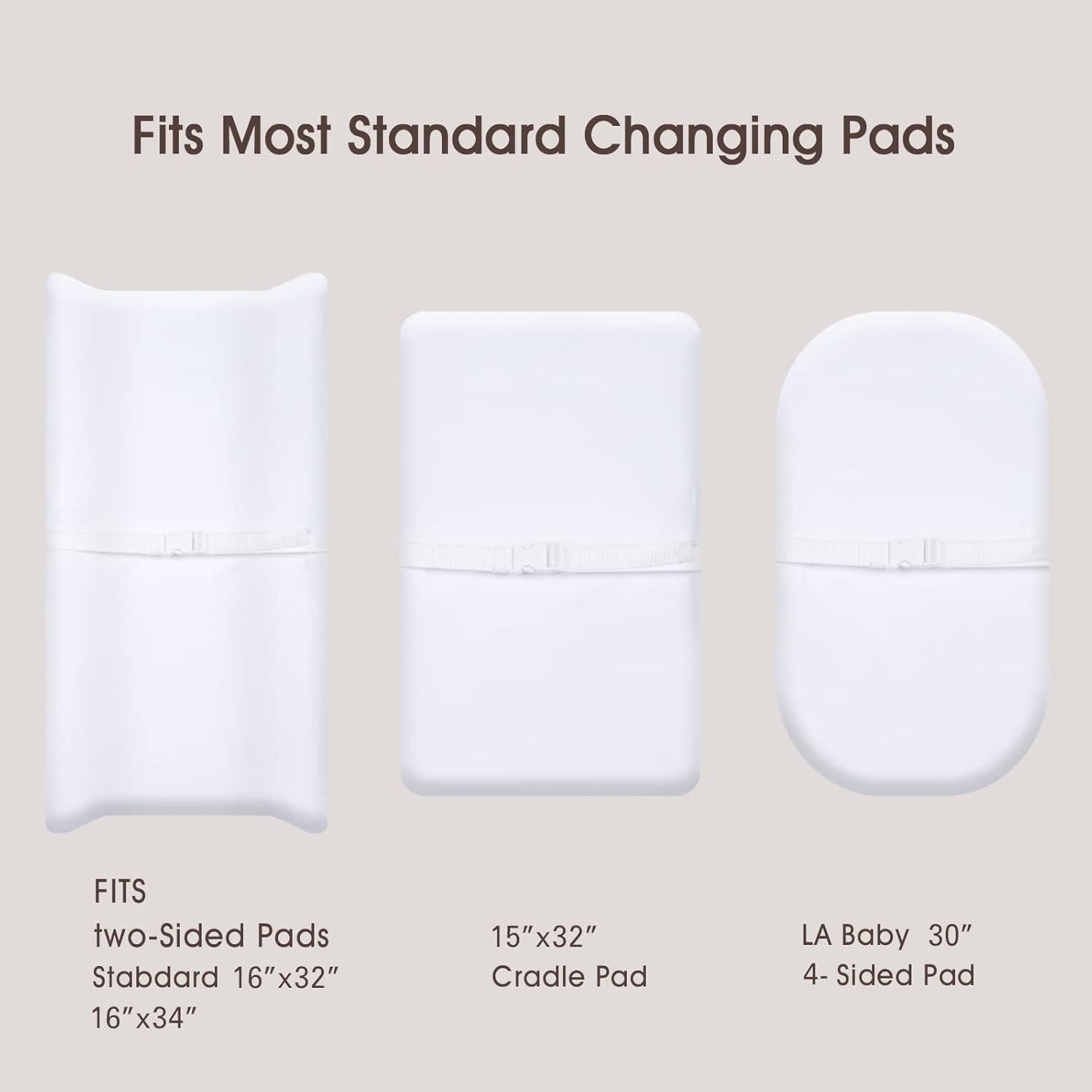 Fundas para Cambiadores de Bebé PHF - Paquete de 2 Microfibra