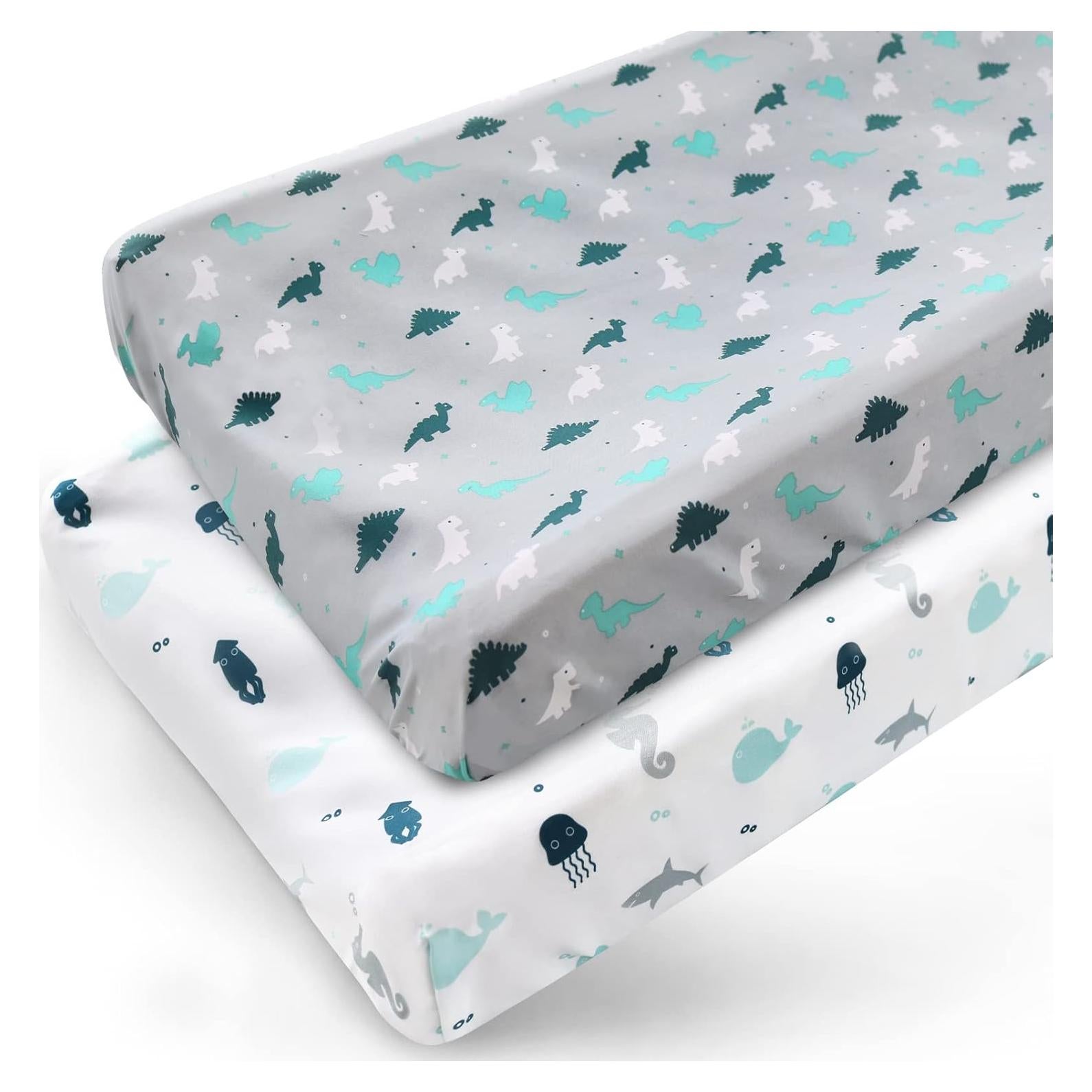 Funda de Cambiador SPRINGSPIRIT 2 Piezas Gris Animal 81.3x40.6cm