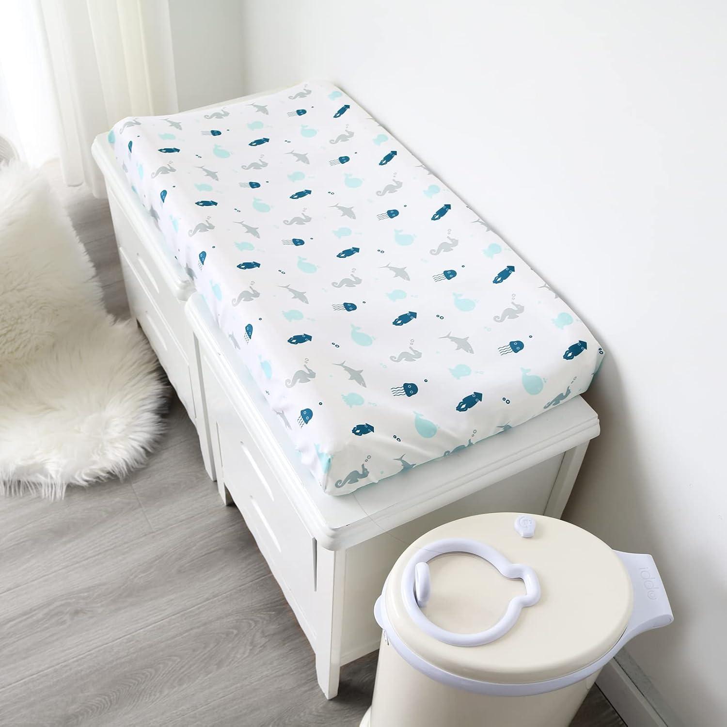 Funda de Cambiador SPRINGSPIRIT 2 Piezas Gris Animal 81.3x40.6cm