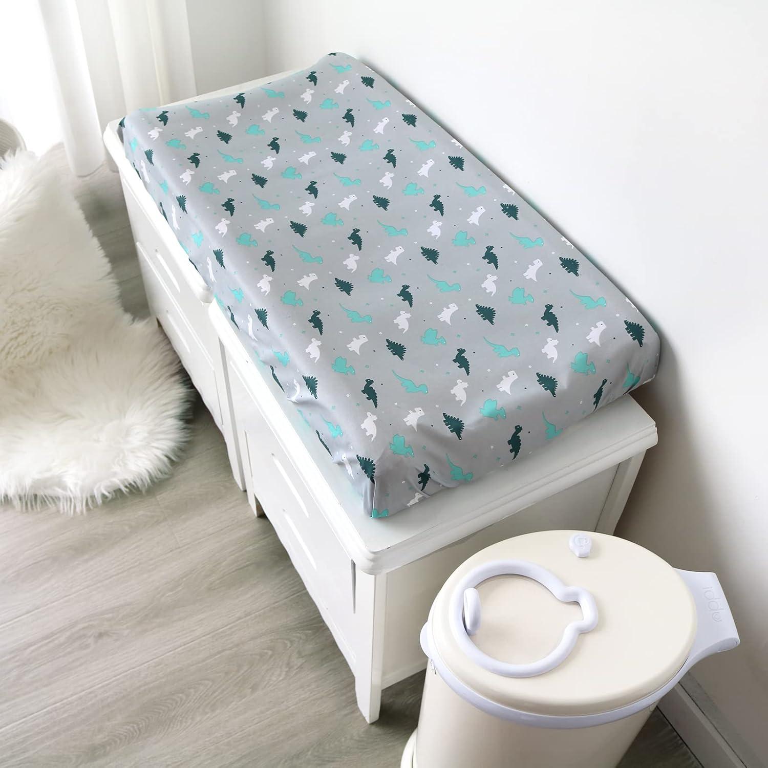 Funda de Cambiador SPRINGSPIRIT 2 Piezas Gris Animal 81.3x40.6cm