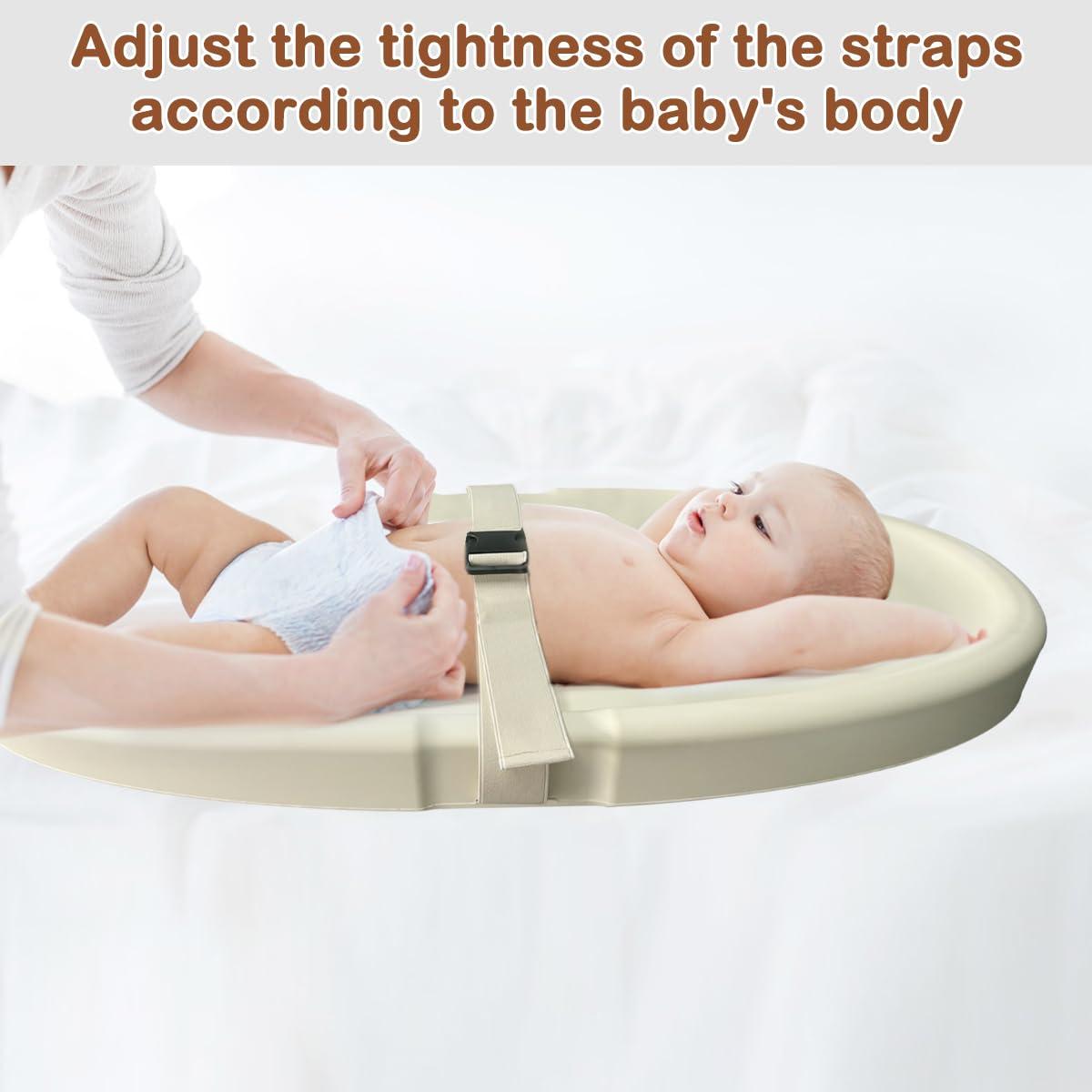 Almohadilla para Cambiar Bebés PU Avena 81x40cm Impermeable