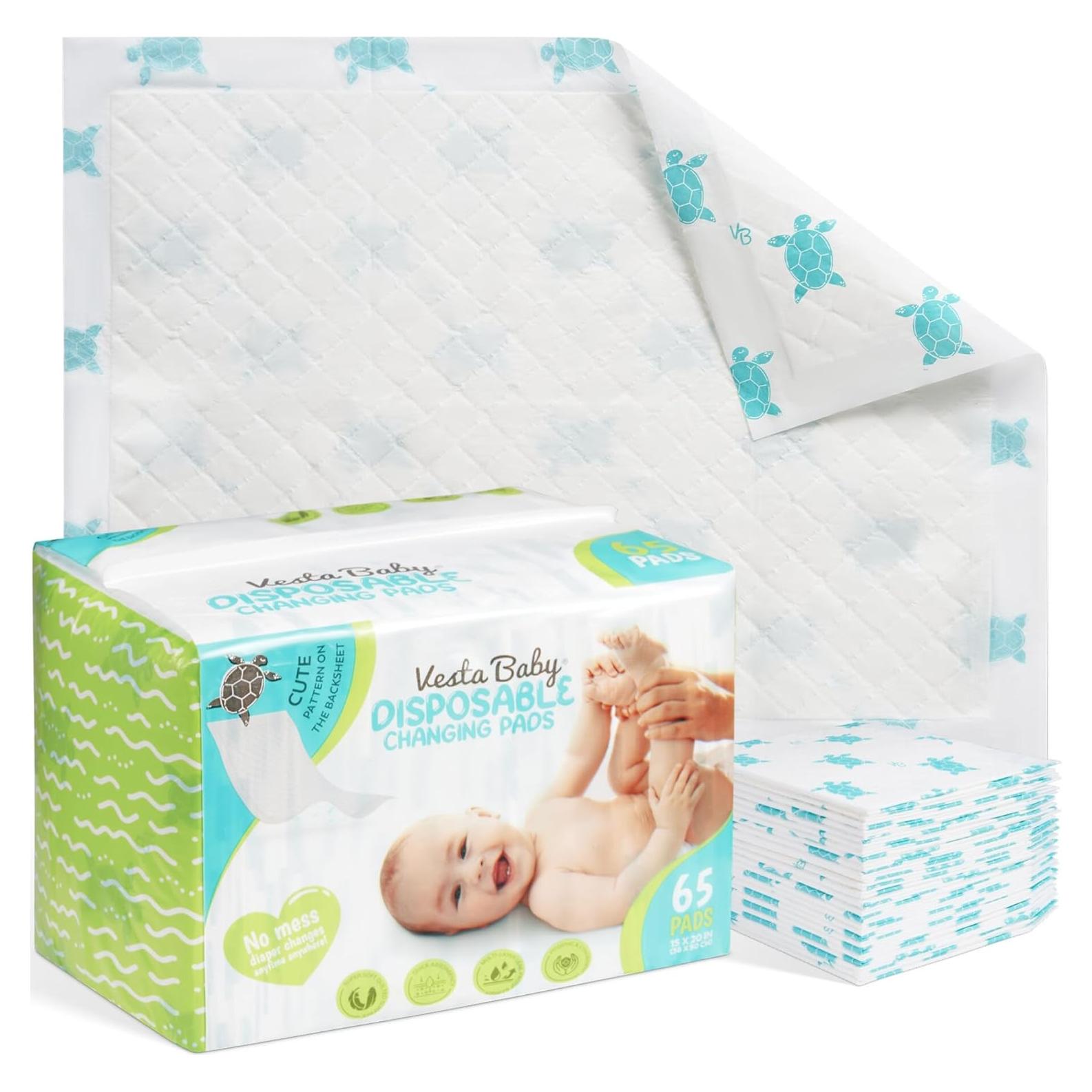 Almohadillas Desechables Vesta Baby 65 - 38.1x50.8 cm Absorbentes