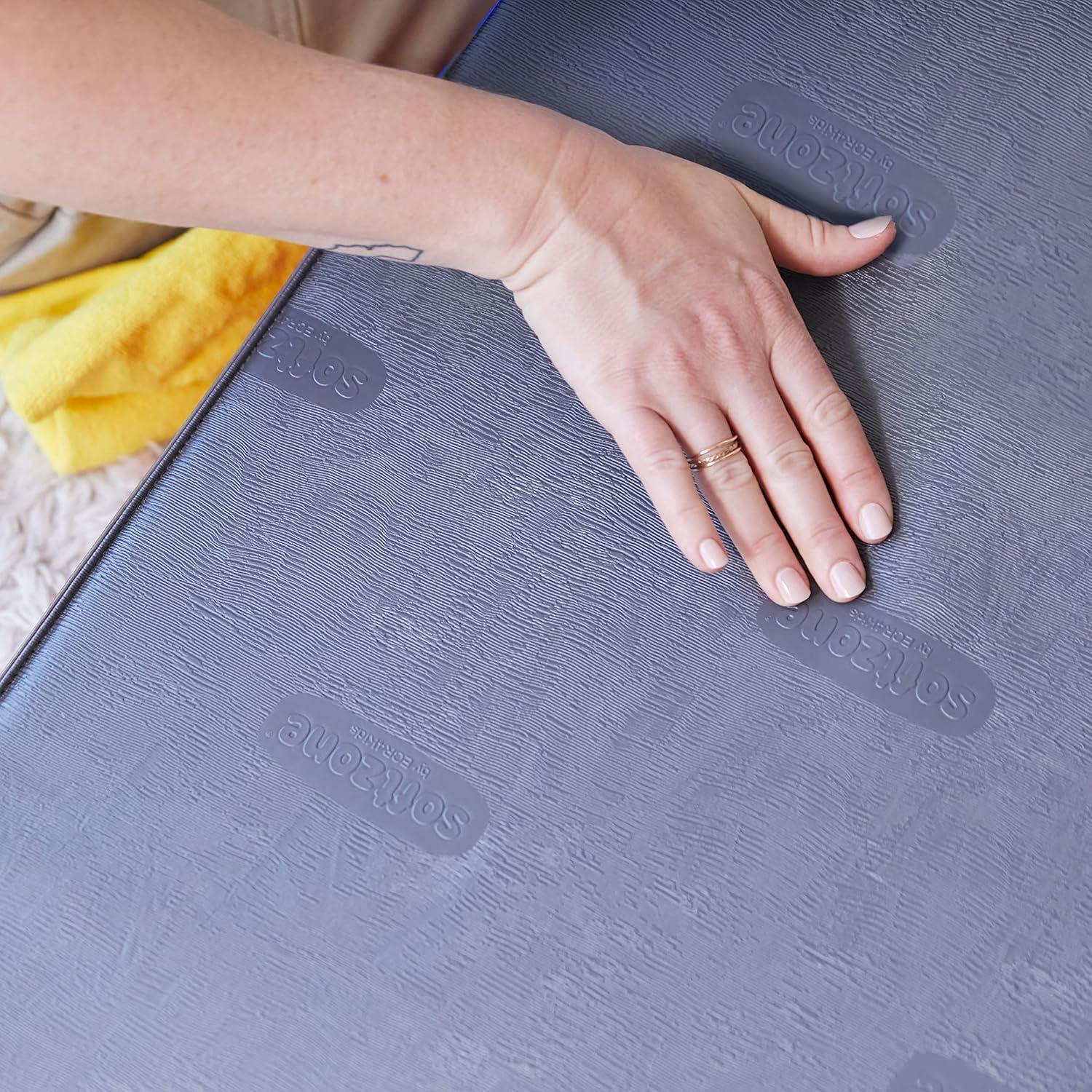 Cambiador Contorneado ECR4Kids SoftZone Verde Agua 130.8x55.9cm