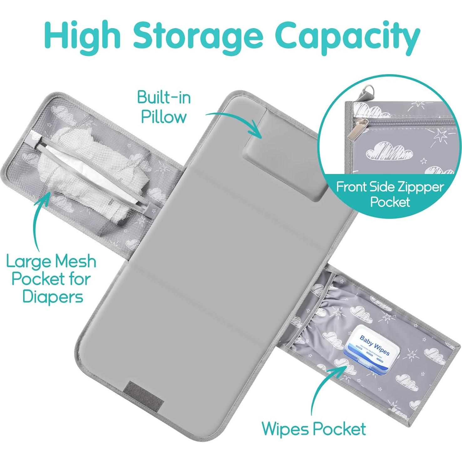 Alfombrilla de Cambio Portátil PHOEBUS BABY Extra Grande 66x34cm