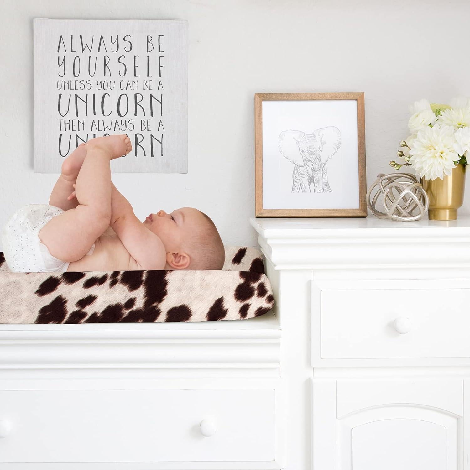 Funda de Cambiador Glenna Jean Western Cowboy Piel de Vaca