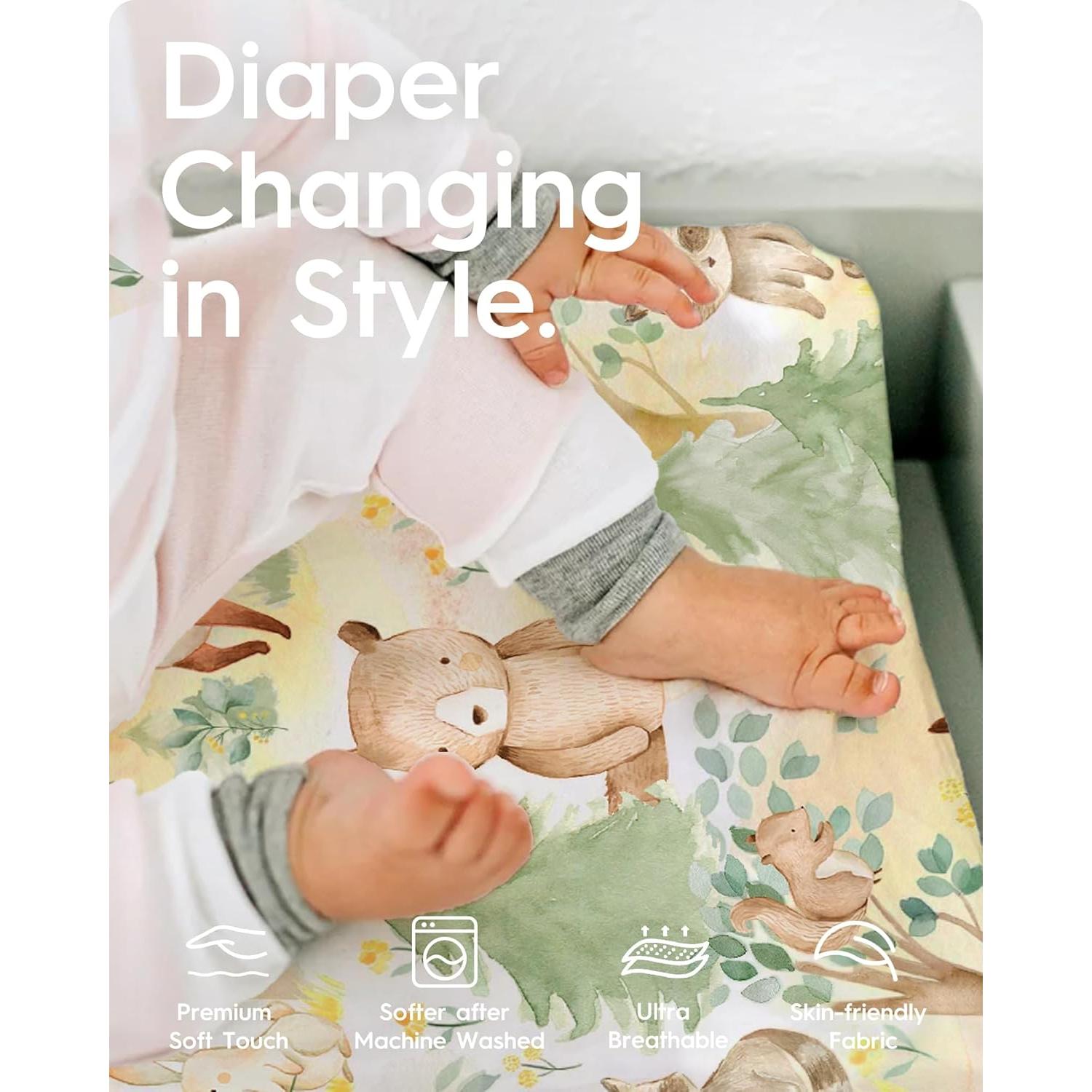 Funda de Cambiador TotBasic Premium 2 Piezas Bosque Encantado