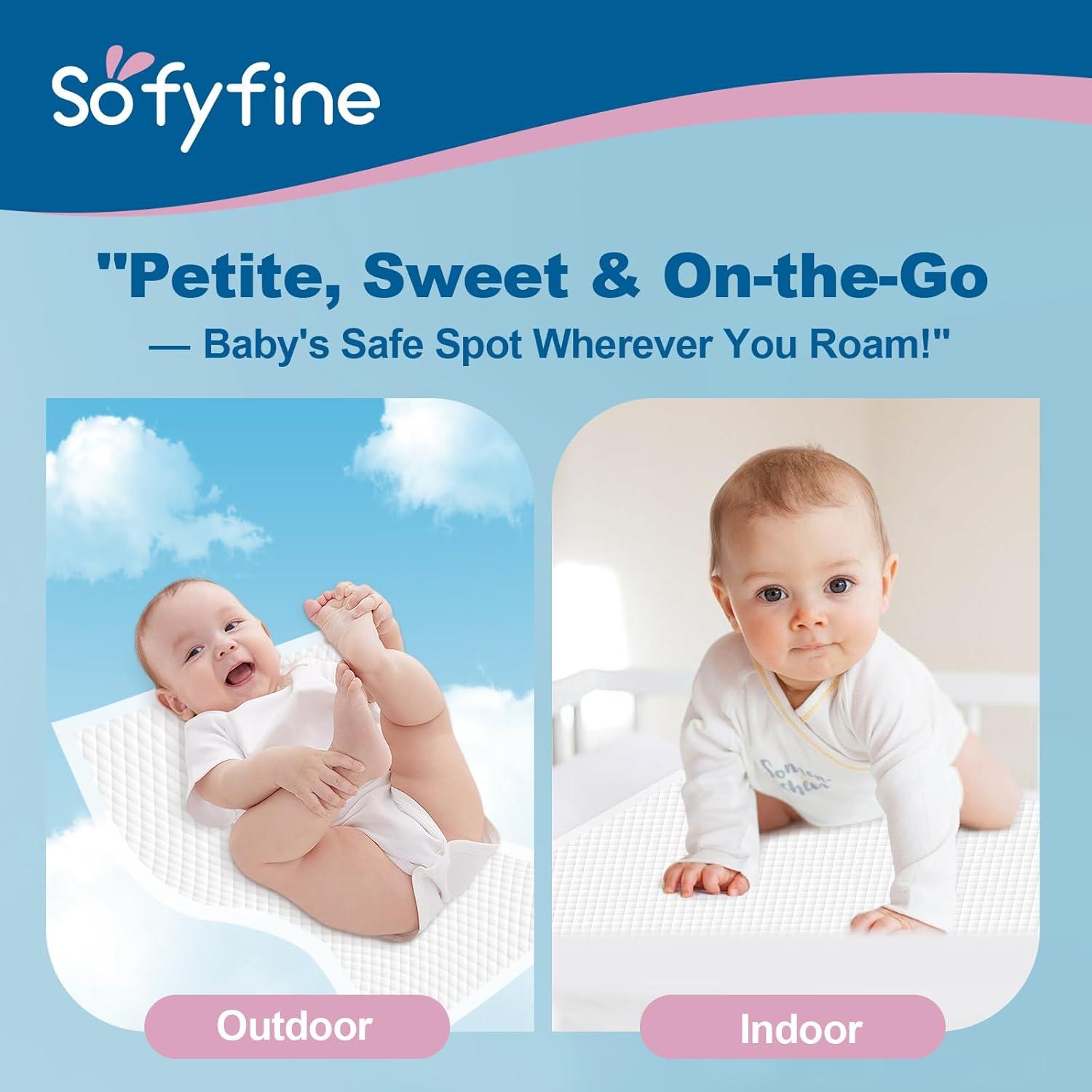 100 Almohadillas Desechables para Cambiar Bebés 43x60 cm SOFYFINE