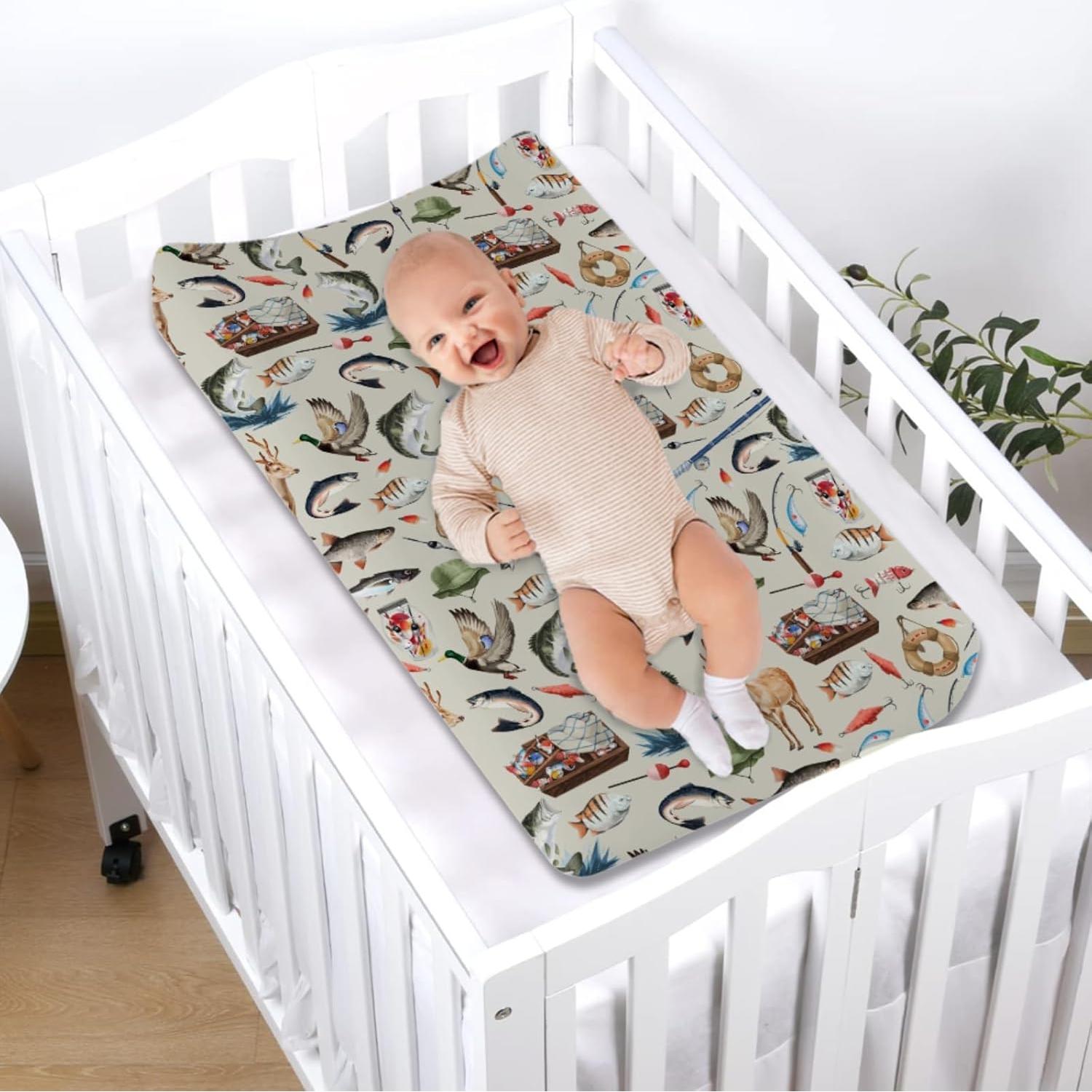 Funda de Cambiador de Bebé Caza Vintage 81x41cm Ajustable