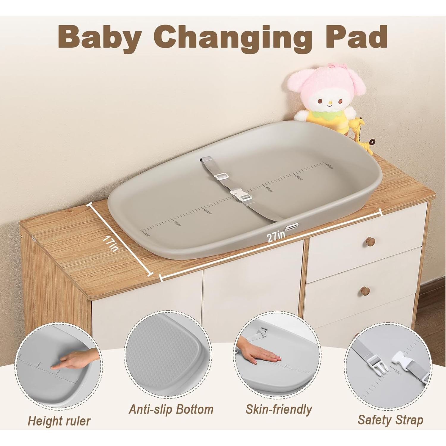 Almohadilla Cambiadora Impermeable Babylush 72x45 cm Antideslizante