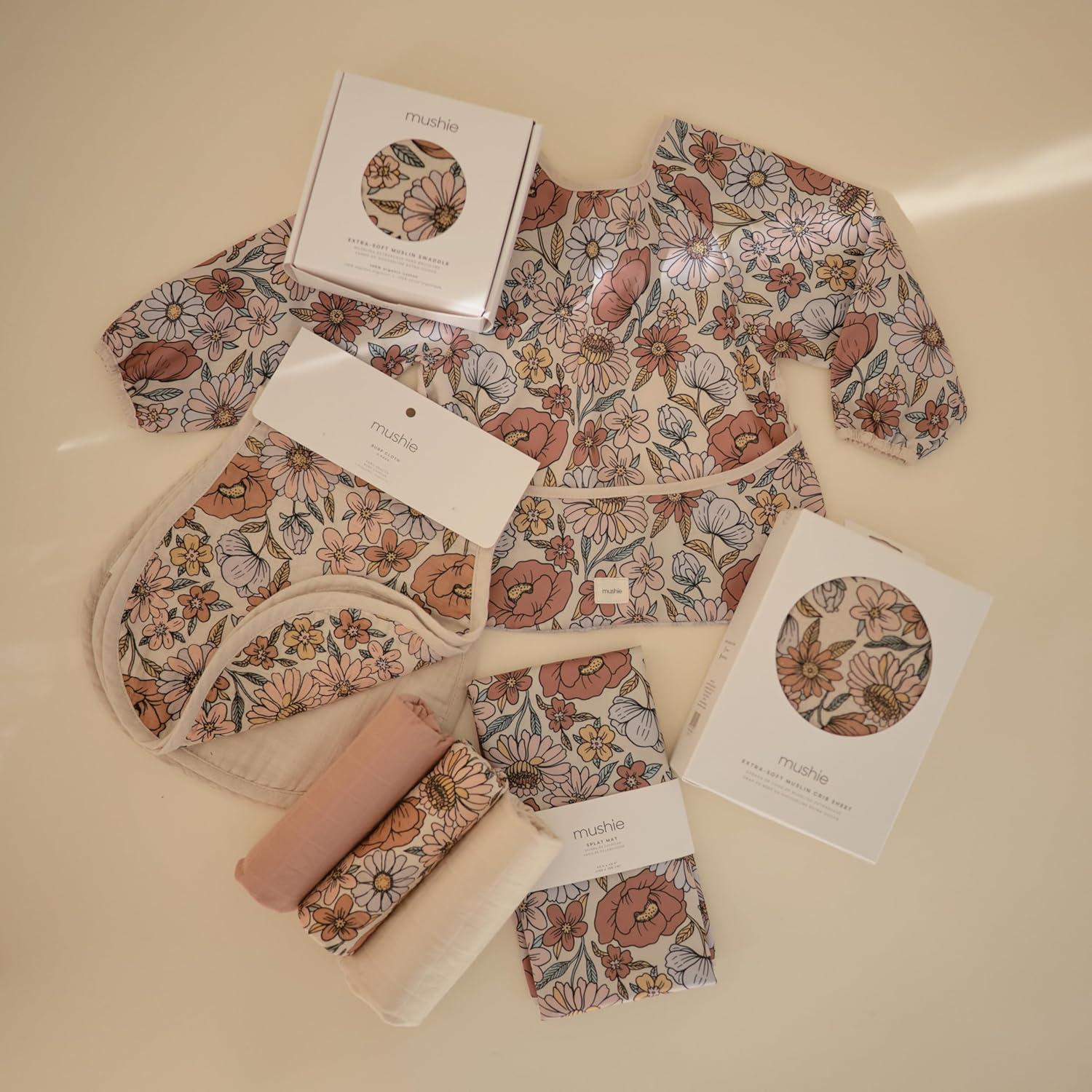 Protectores de Cambiador Mushie 100% Algodón Orgánico Set de 3