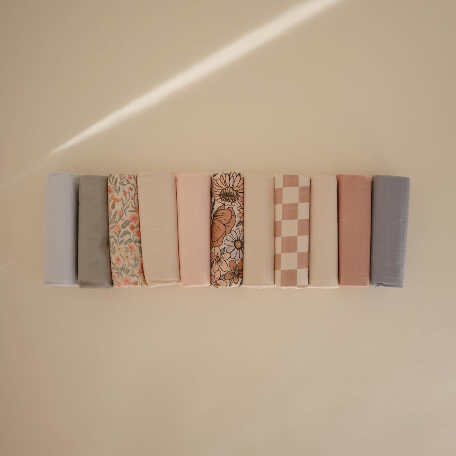 Protectores de Cambiador Mushie 100% Algodón Orgánico Set de 3