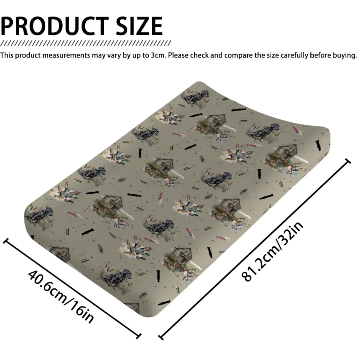 Cubierta de almohadilla para cambiar bebés Caza de Pato 81x41 cm