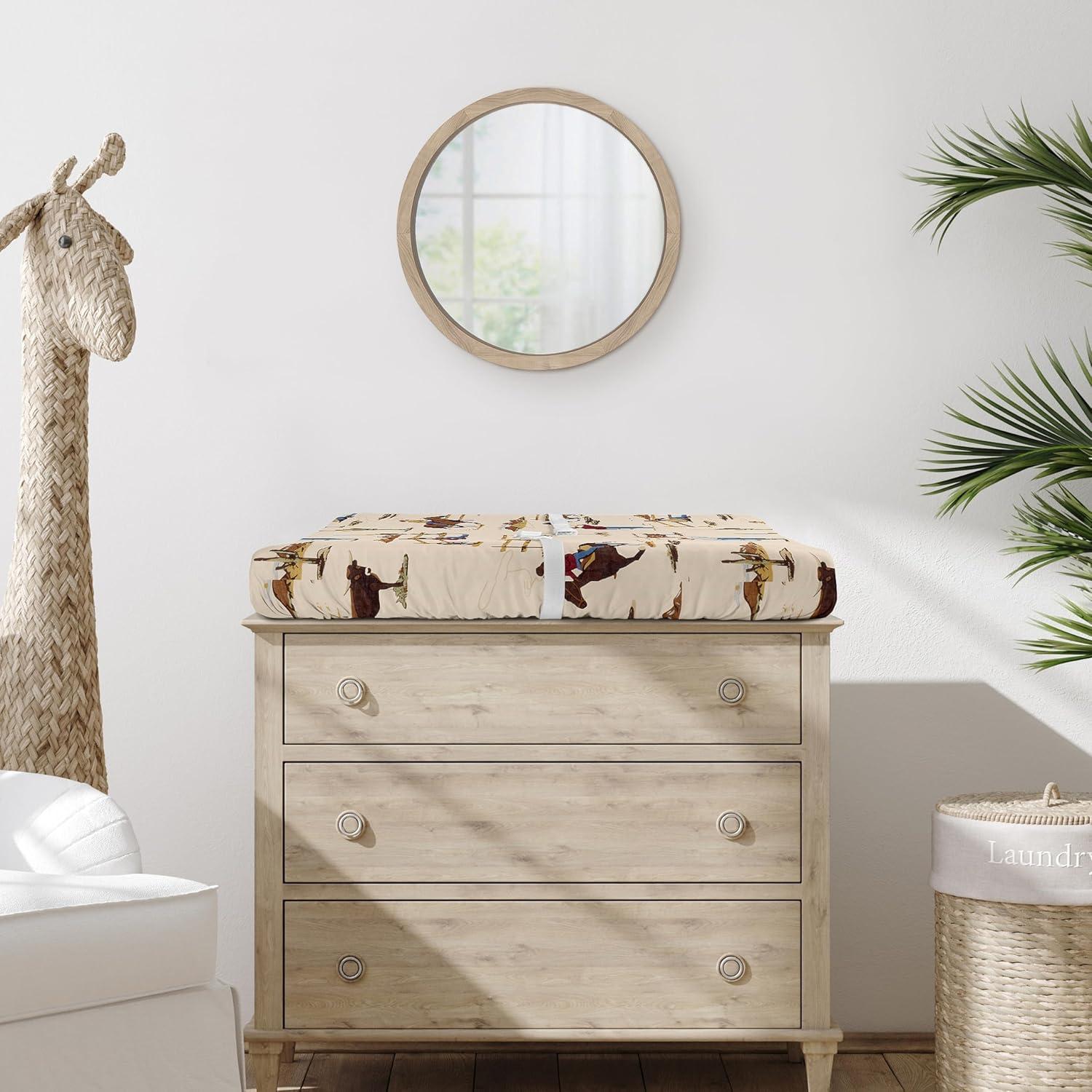 Hoja de Cubierta para Cambiar Bebés Sweet Jojo Vaquero 43x81 cm