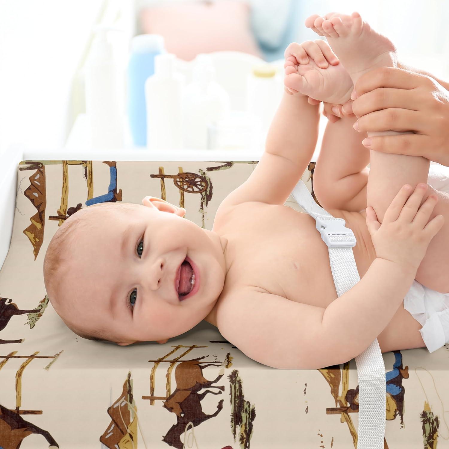 Hoja de Cubierta para Cambiar Bebés Sweet Jojo Vaquero 43x81 cm