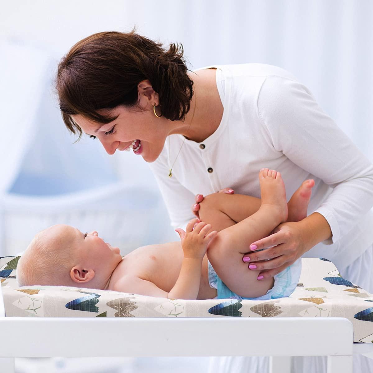 Funda de Cambiador para Bebés Dinosaurios T0185 Suave y Lavable