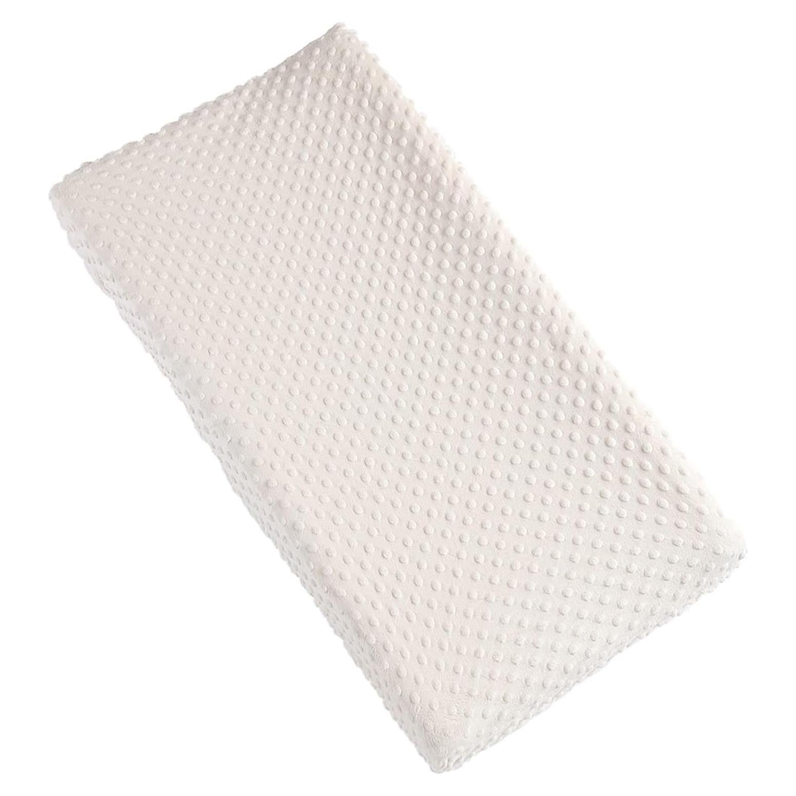 Funda de Cambiador Sólida Beige Minky 81x41 cm Lavable