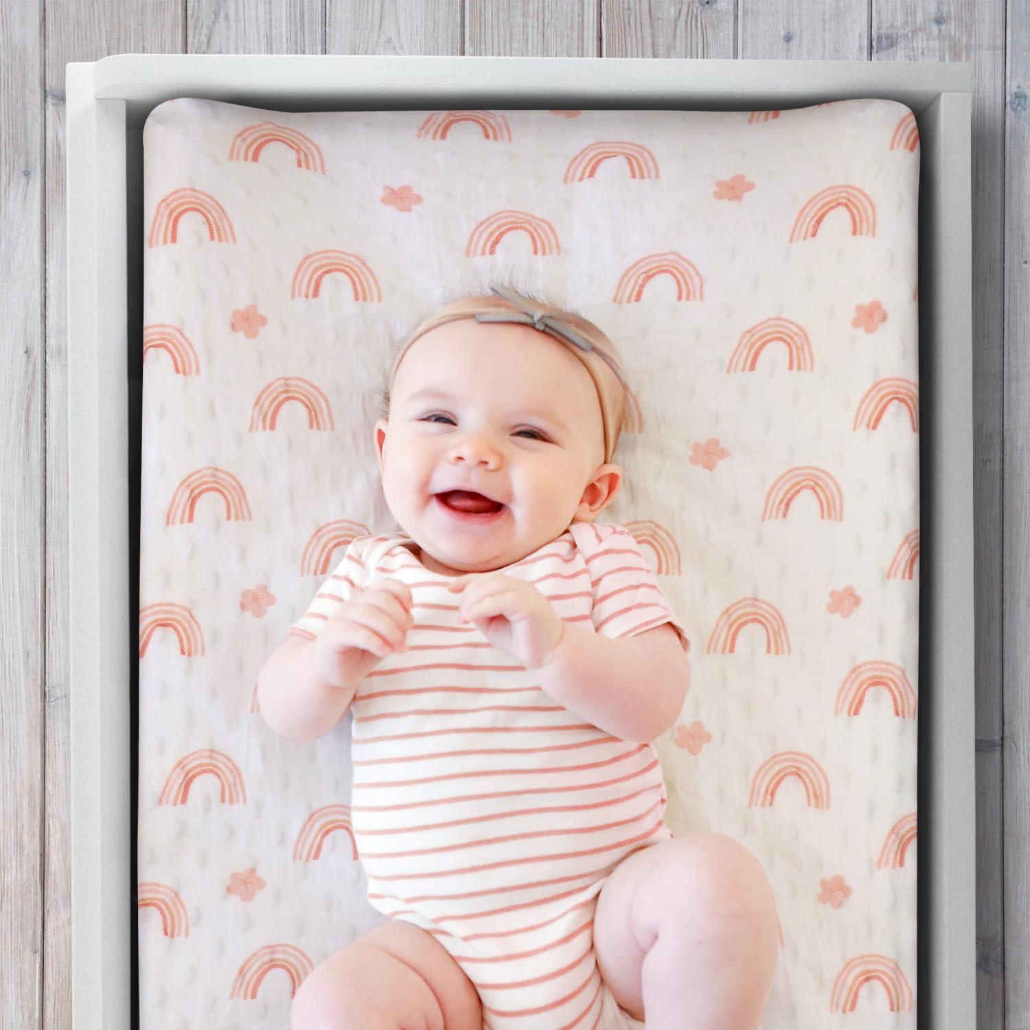 Juego de Fundas de Almohadilla para Cambiar The Peanutshell Rosa Minky