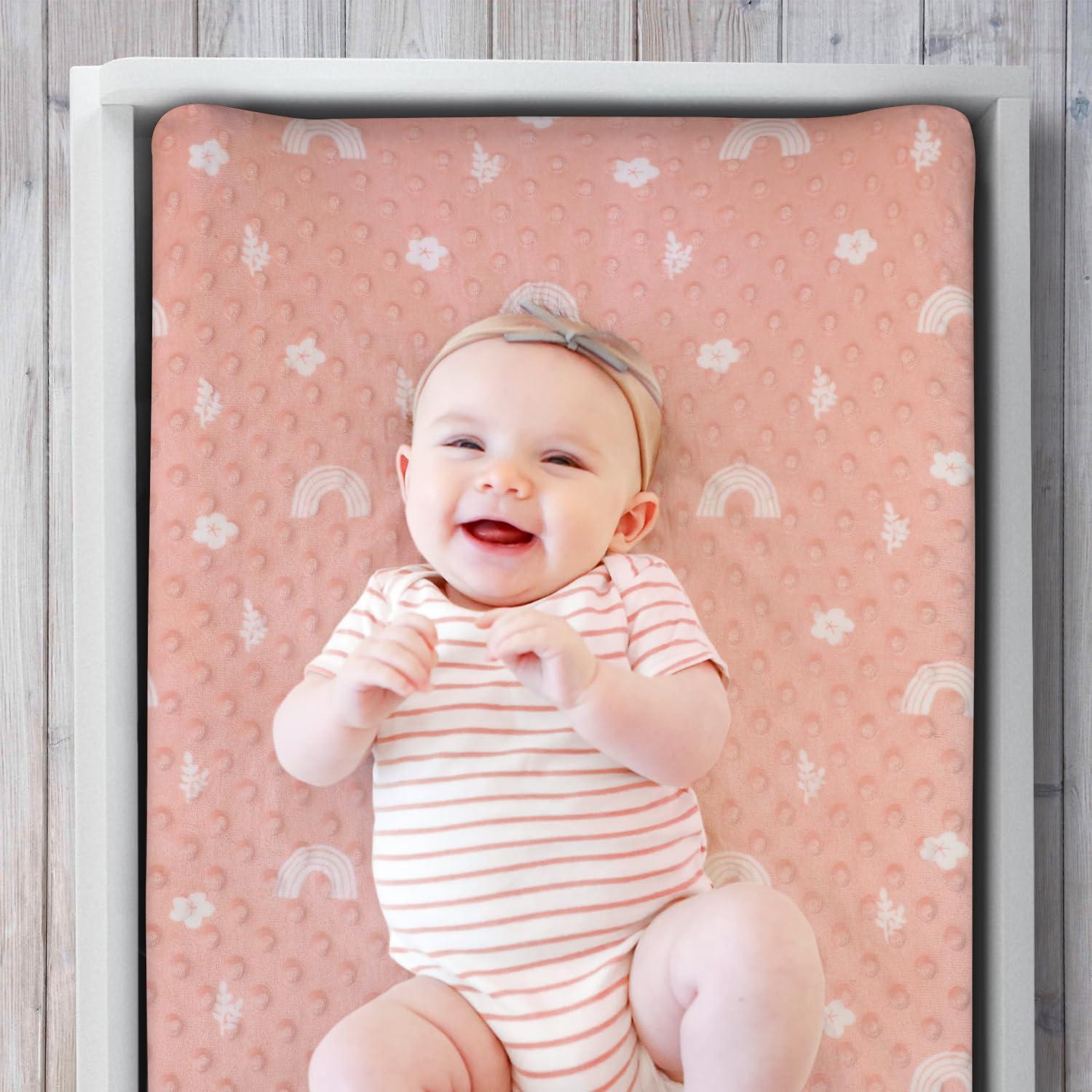 Juego de Fundas de Almohadilla para Cambiar The Peanutshell Rosa Minky