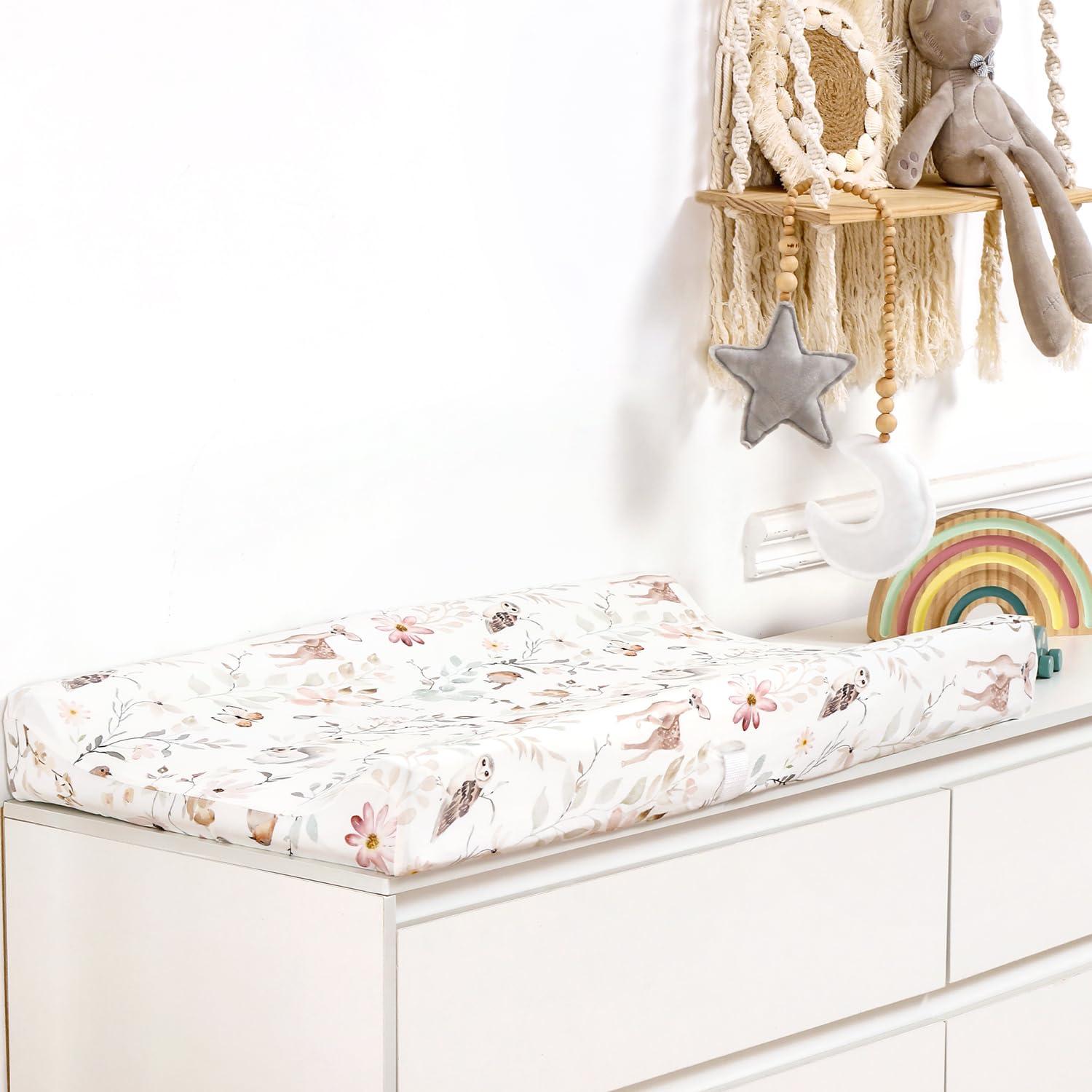 Funda de Cambiador GRSSDER Jersey Ultra Suave Rosa Blush - Set 2 Piezas