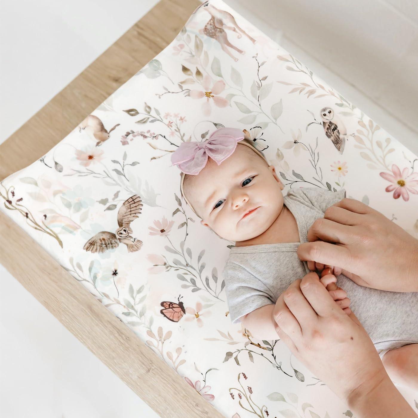 Funda de Cambiador GRSSDER Jersey Ultra Suave Rosa Blush - Set 2 Piezas