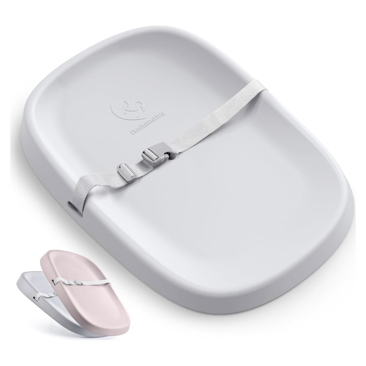 Almohadilla para Cambiar Bebés Bellababy Gris Impermeable 70x48 cm