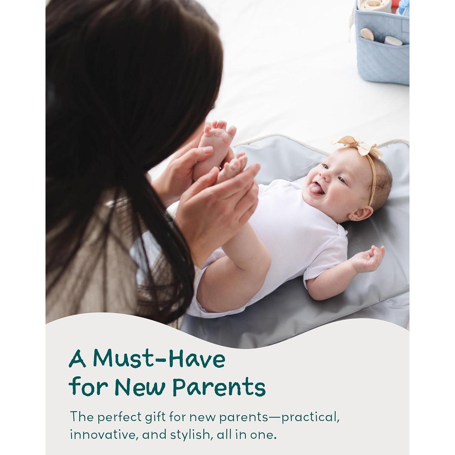 Alfombrilla de Cambio de Pañales Lily Miles Portátil Impermeable