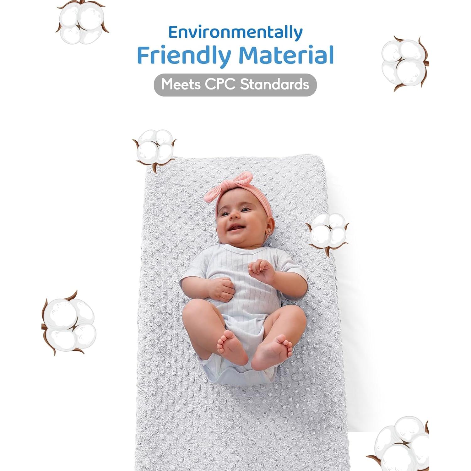 Almohadilla de Cambio Compacta LOONAH 68.5 x 40.6 cm Gris