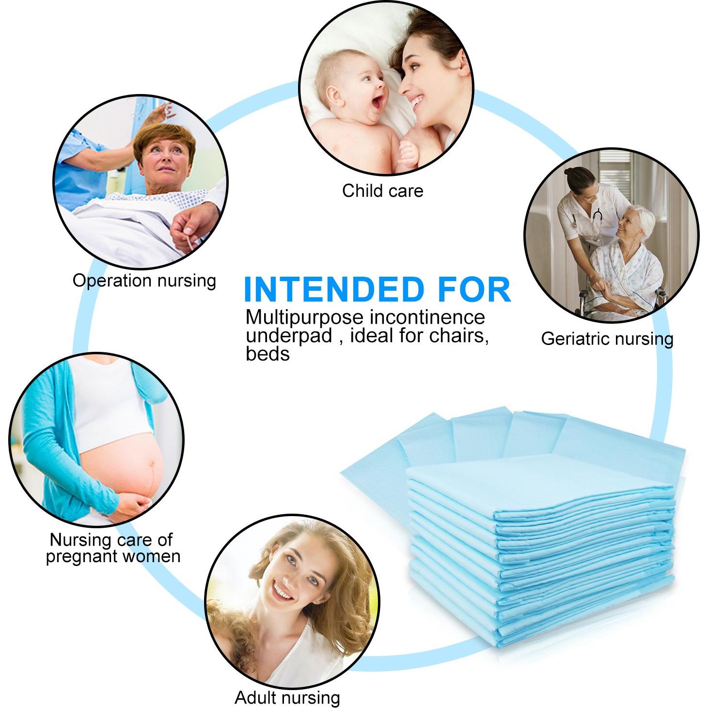 Almohadillas Desechables para Cambiar Bebés Zdolmy 33x46 cm 20 Pzas