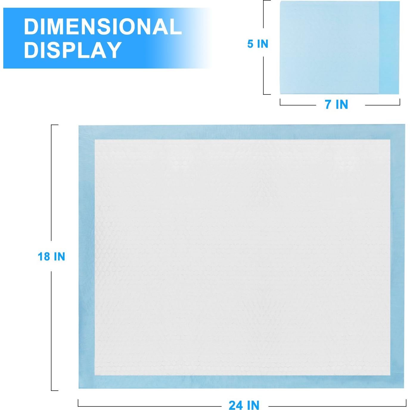 Almohadillas Desechables para Cambiar Bebés Zdolmy 33x46 cm 20 Pzas