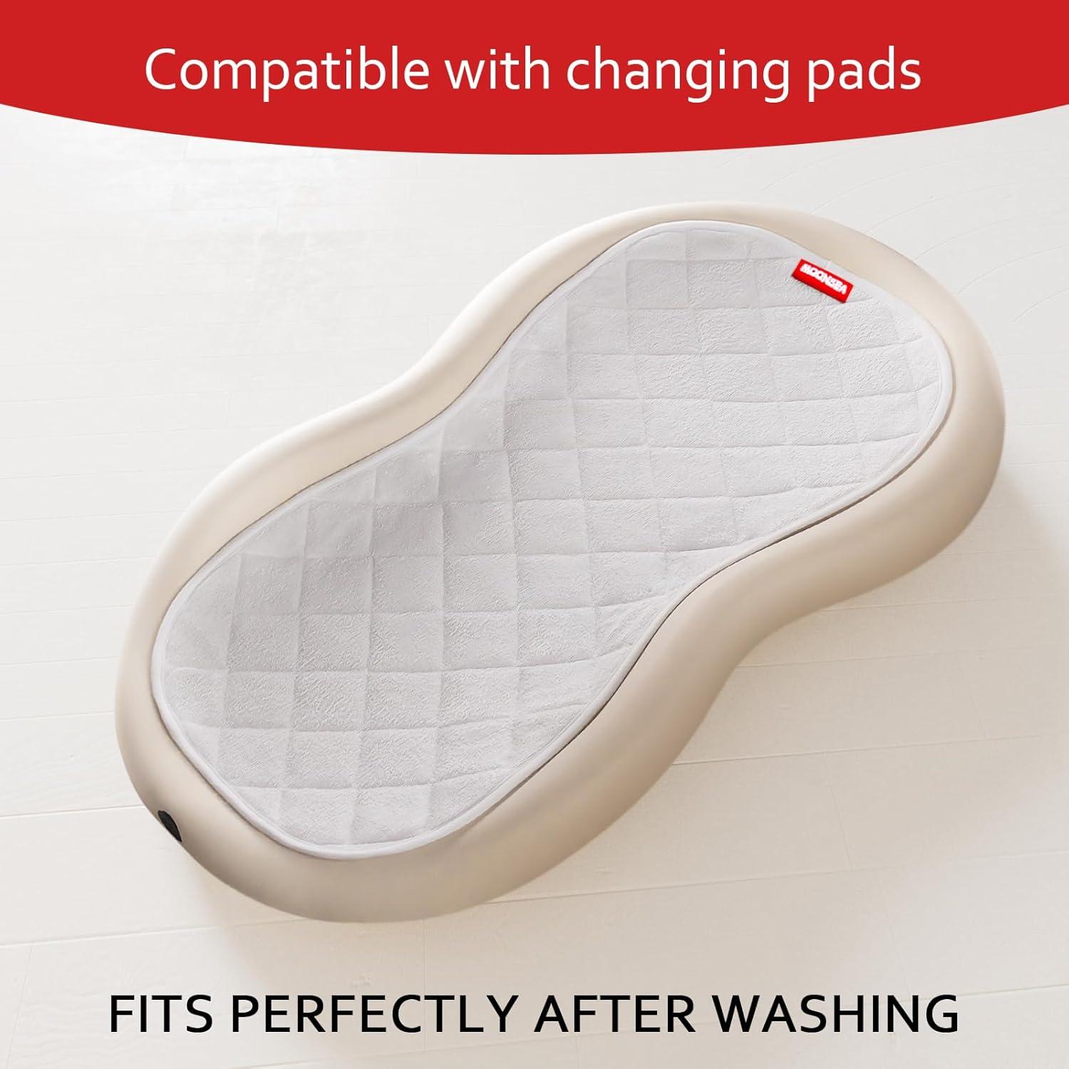 Forro de Cambiador Acolchado Moonsea 3 Piezas Impermeable