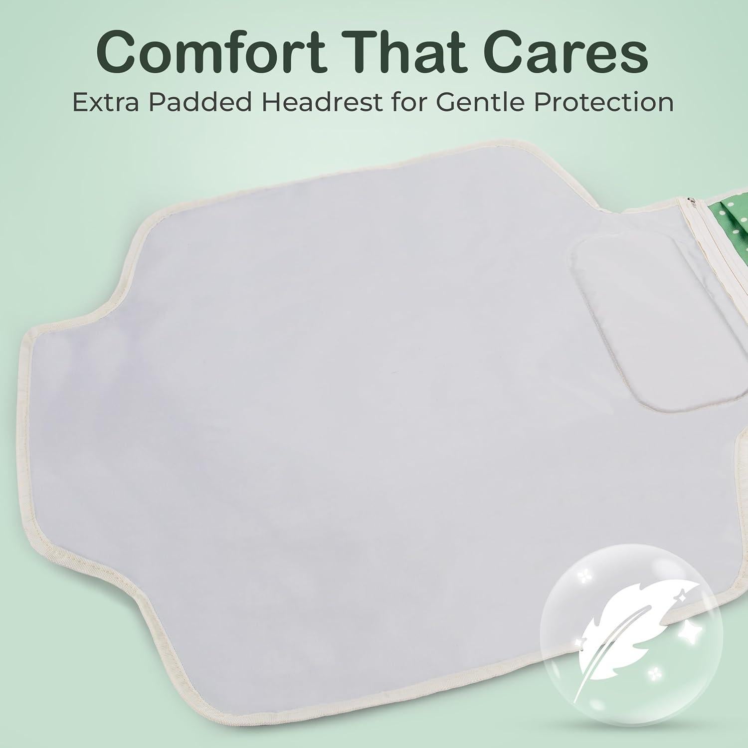 Almohadilla de Cambio de Pañales Portátil Four Cuddles Verde