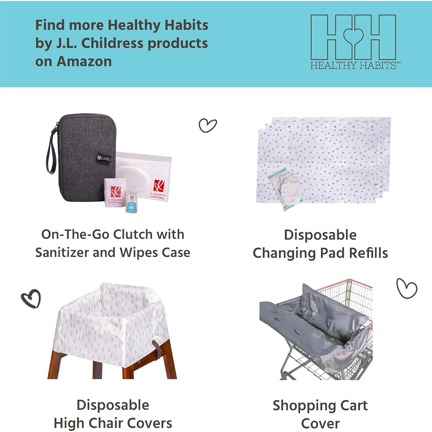 Almohadilla de Cambio de Pañales J.L. Childress - Portátil y Desechable