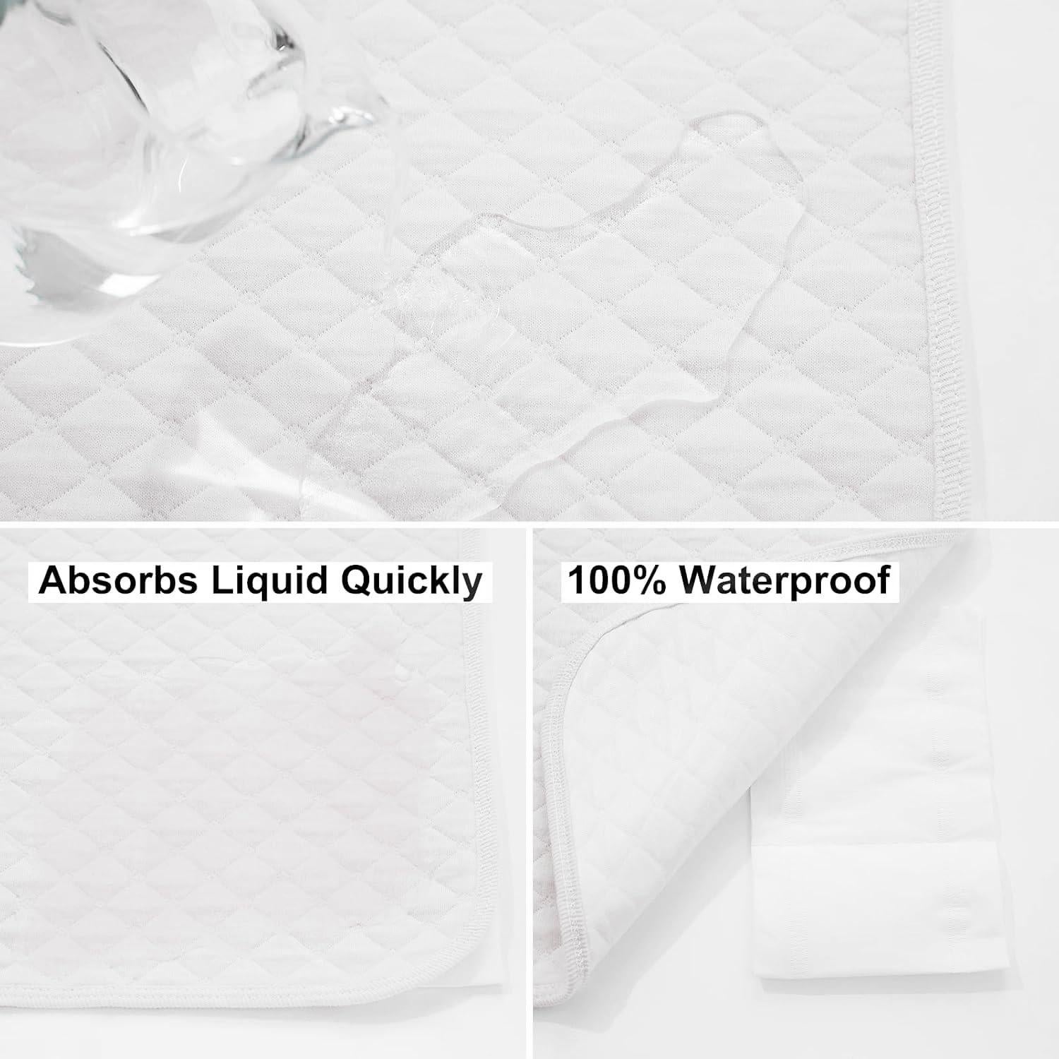 Forro de Cambiador de Bebé Boulevard Agradable 68.6x33 cm Blanco