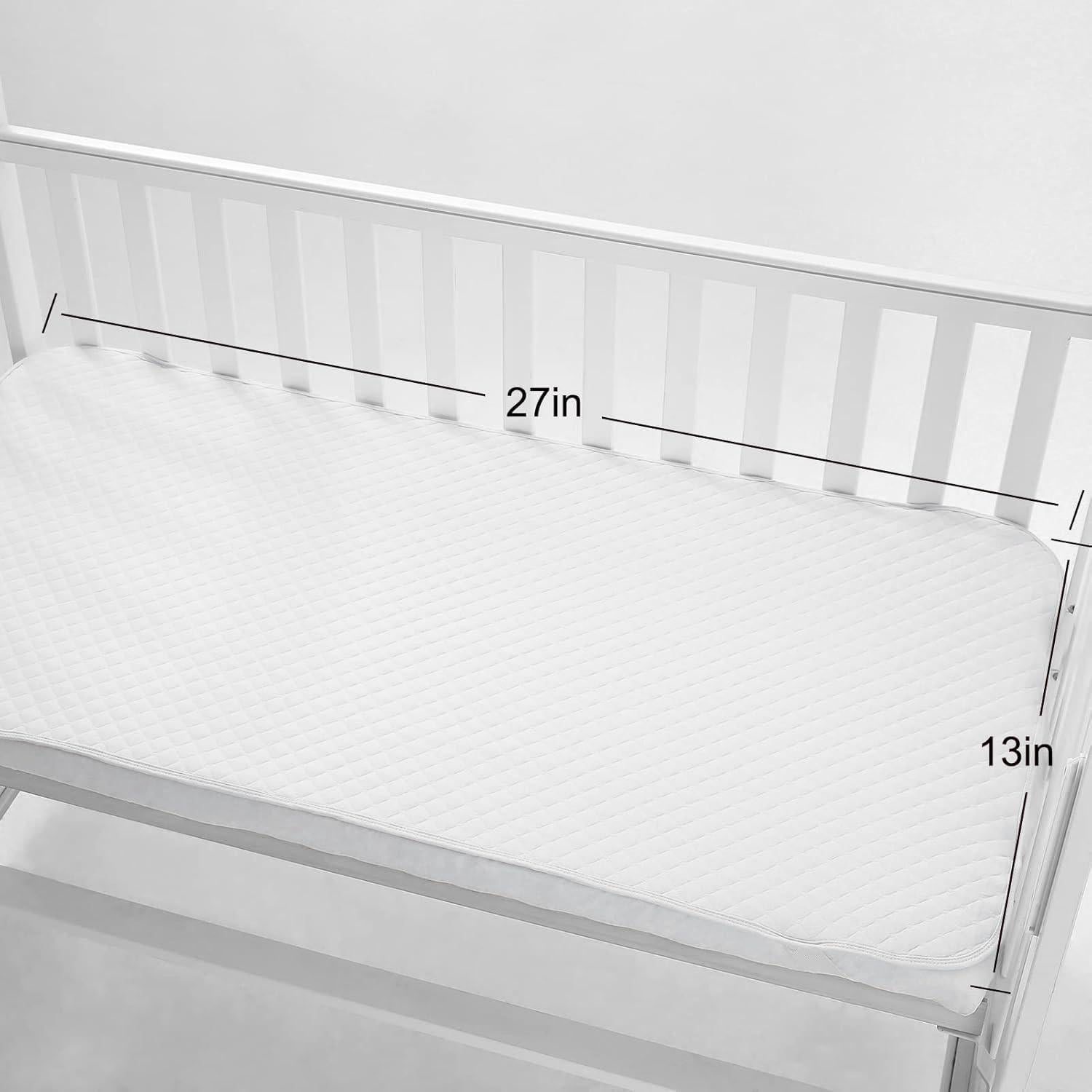 Forro de Cambiador de Bebé Boulevard Agradable 68.6x33 cm Blanco