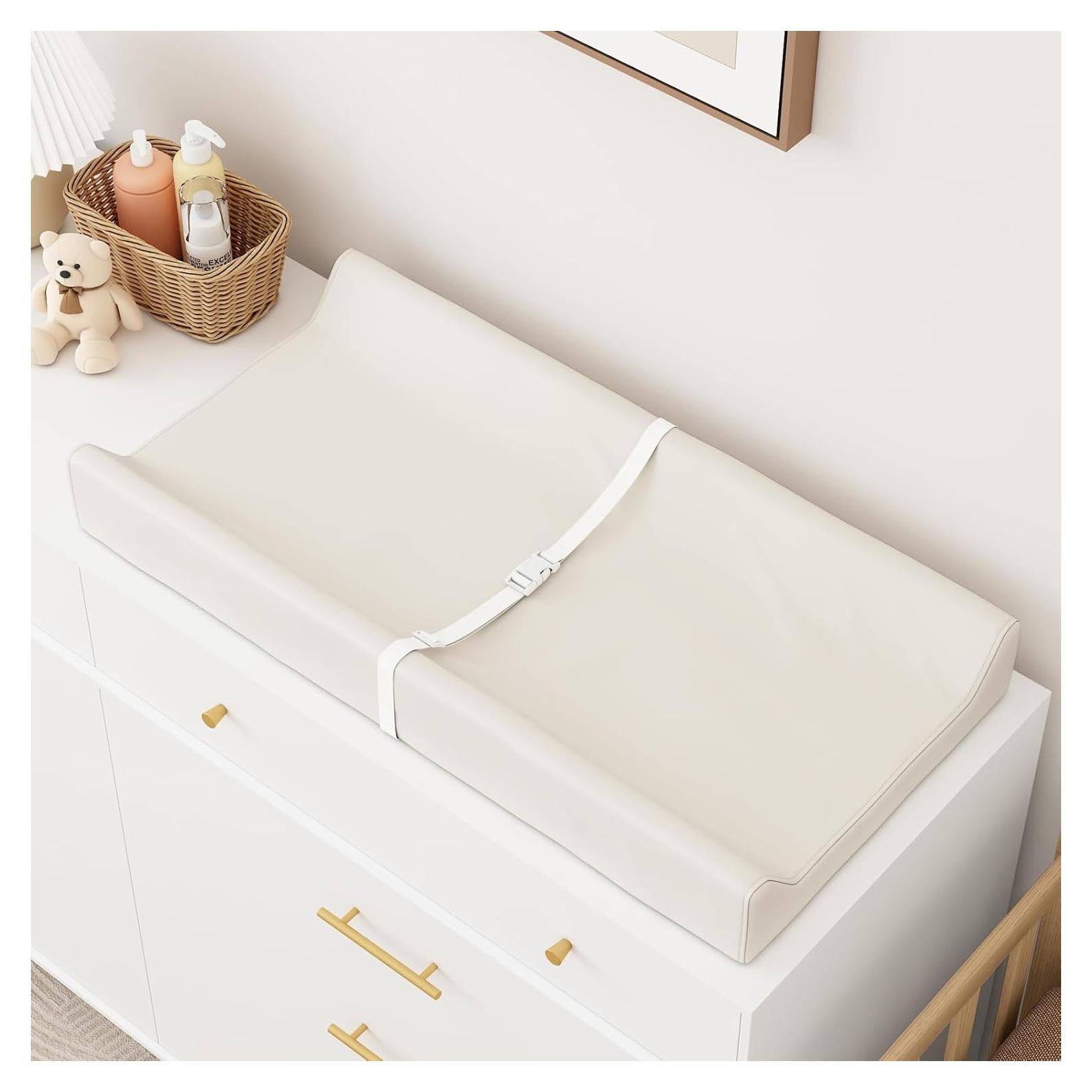 Almohadilla de Cambio de Pañales Premium U - Cuero Impermeable