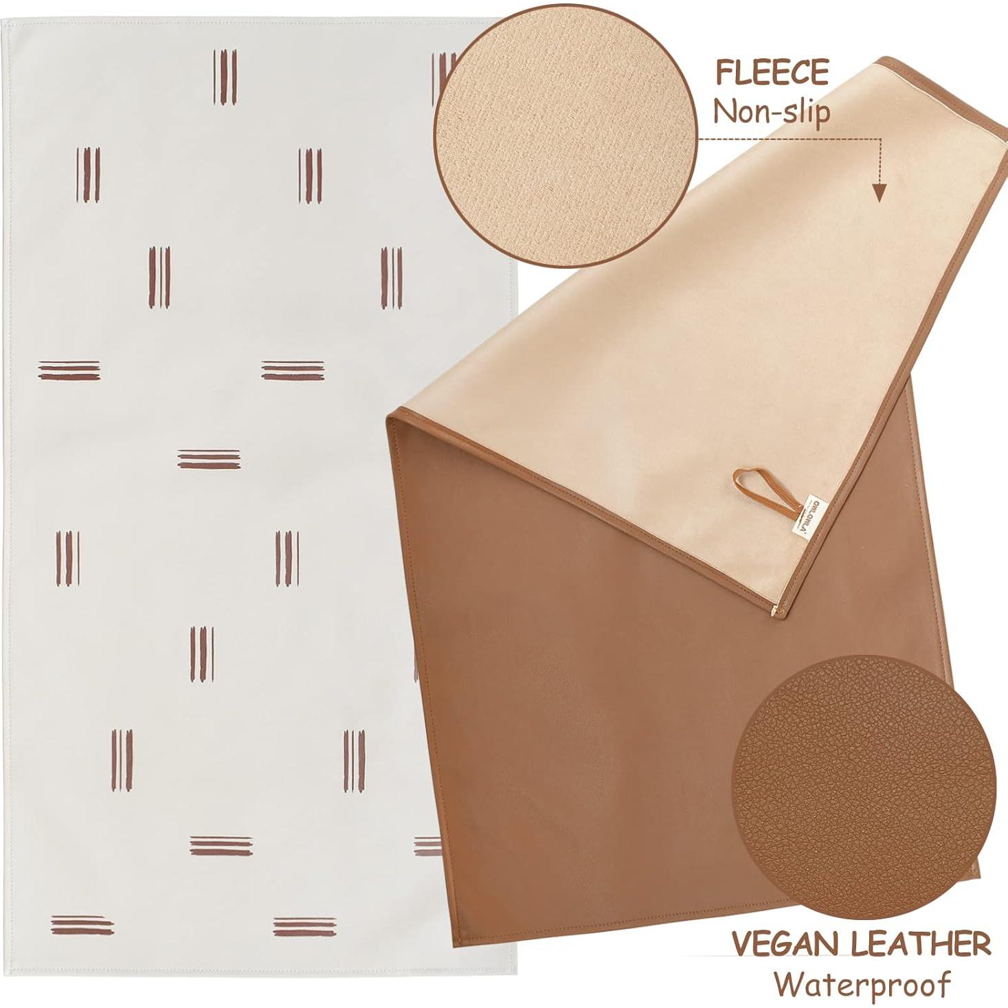 Alfombrilla de Cambio de Pañales Owlowla Portátil 76x40 cm