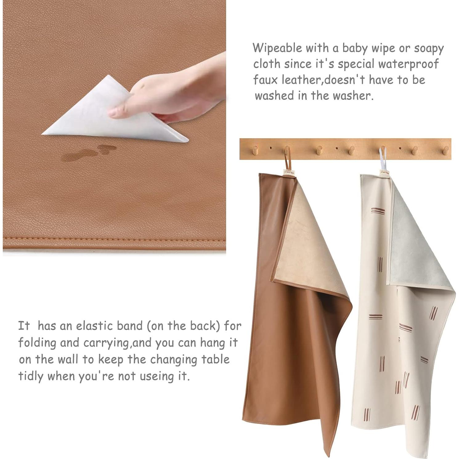 Alfombrilla de Cambio de Pañales Owlowla Portátil 76x40 cm