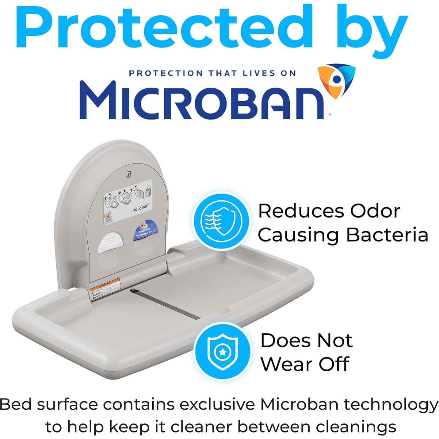 Estación de Cambio de Bebés Koala Kare KB300-05 Granito Blanco