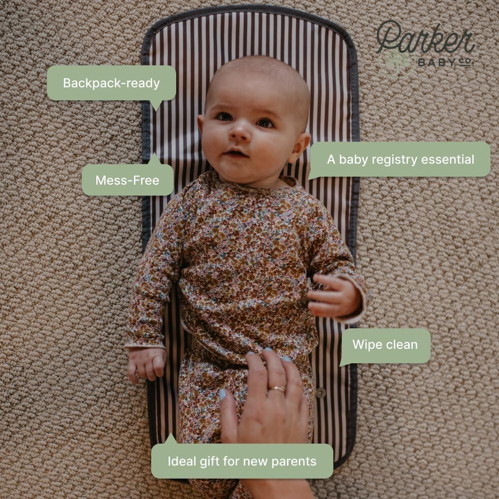 Almohadilla Cambiadora Portátil Parker Baby Acolchada 60x28 cm