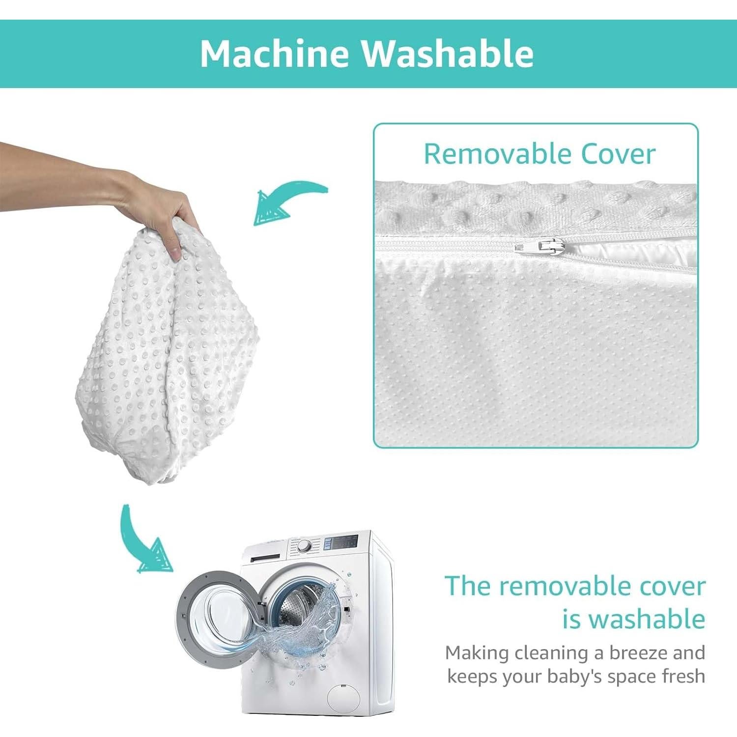 Almohadilla de Cambio de Bebé YENING Impermeable 80x40 cm