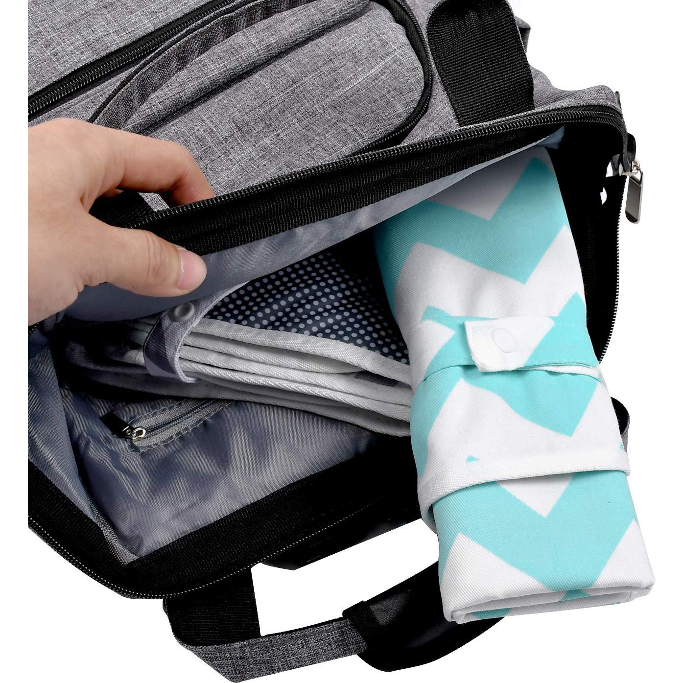 Almohadilla Cambiadora Portátil Impermeable Reutilizable 2 Piezas