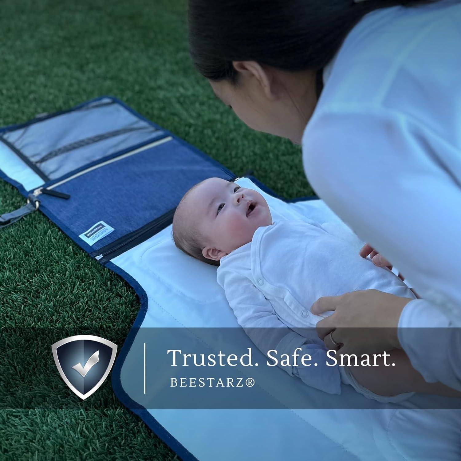 Almohadilla para Cambiar Bebés BeeStarz 2.0 Impermeable 360°