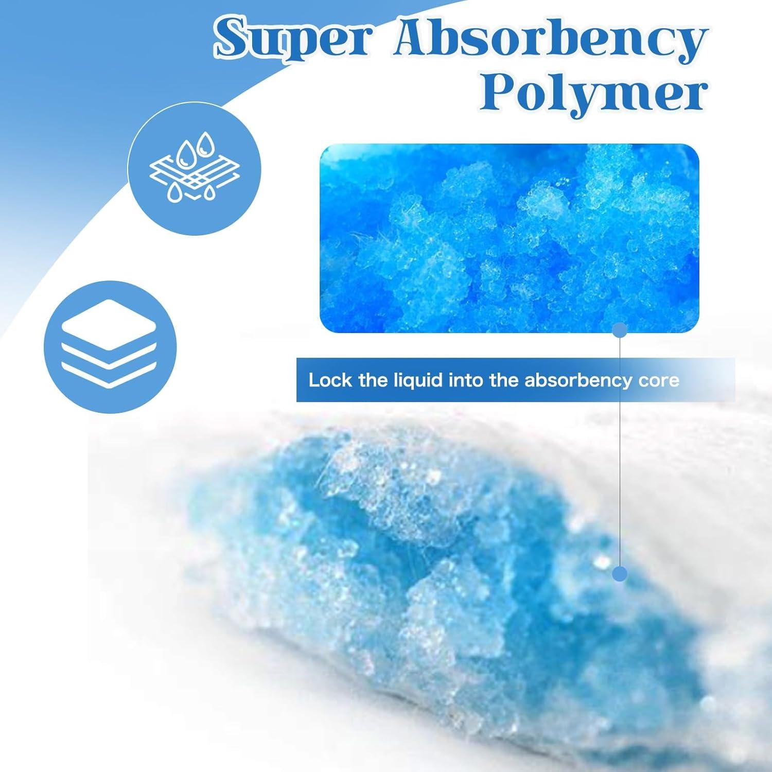 98 Almohadillas Desechables para Cambiar Bebés Hyfine 55.9x44.5 cm