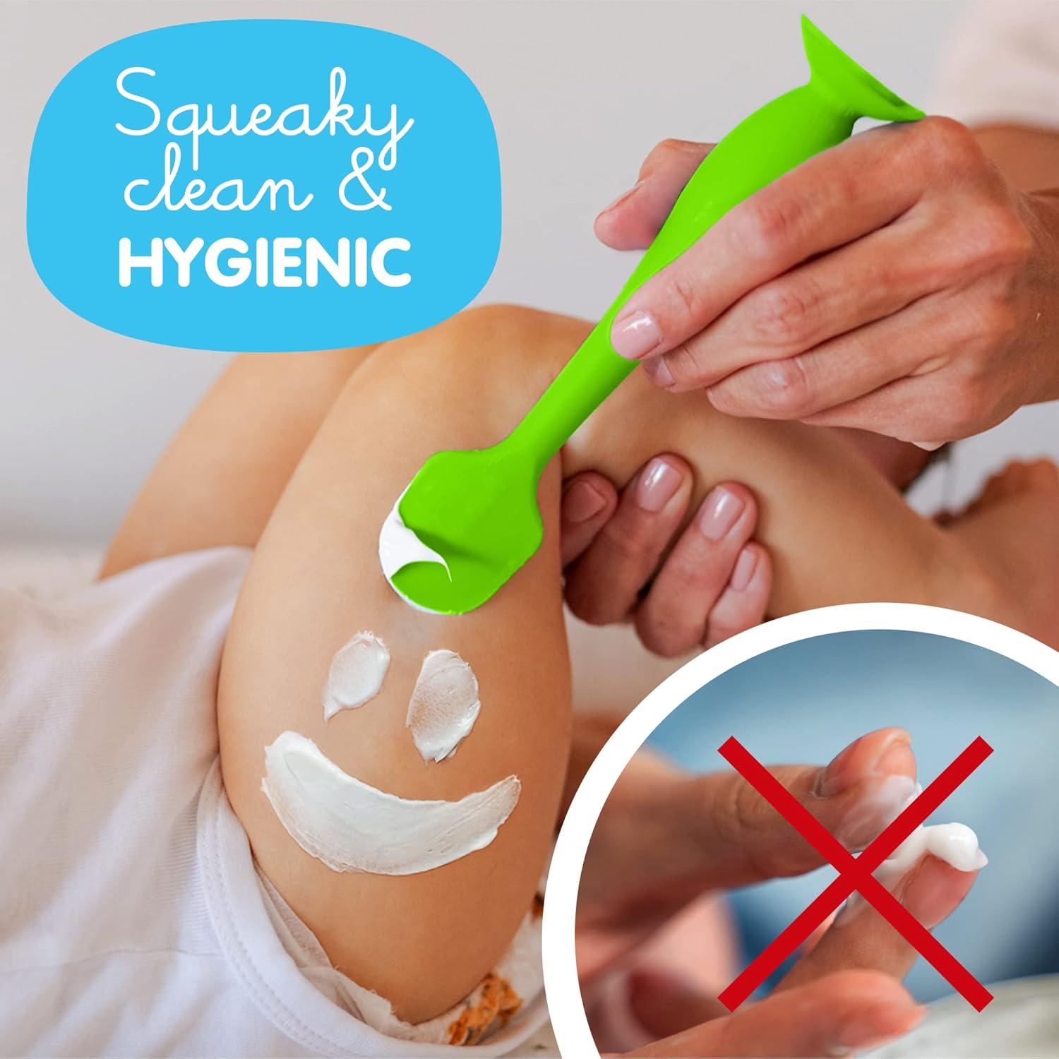 Espátula para Crema de Pañales Bumco - Silicona Suave 2 Piezas