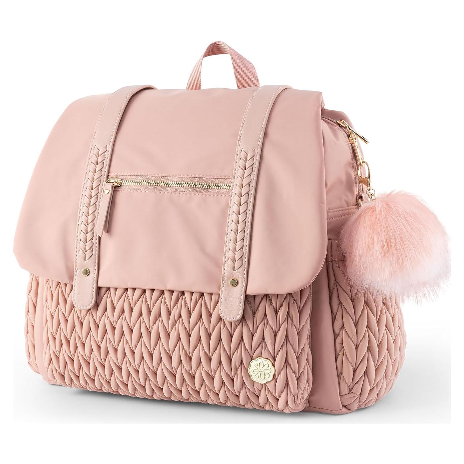 Mochila de Pañales SEWBOO Rosa Polvoriento Impermeable 43x15x33cm