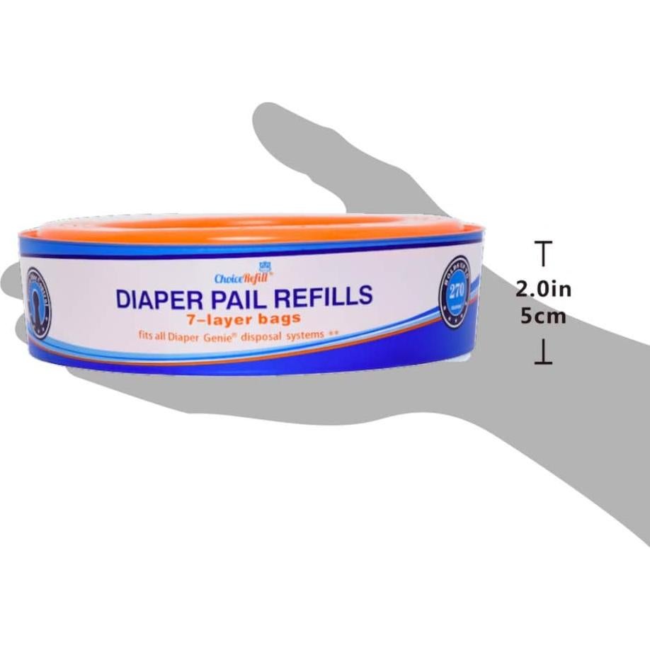 Recambio para cubos Diaper Genie ChoiceRefill 270 unidades