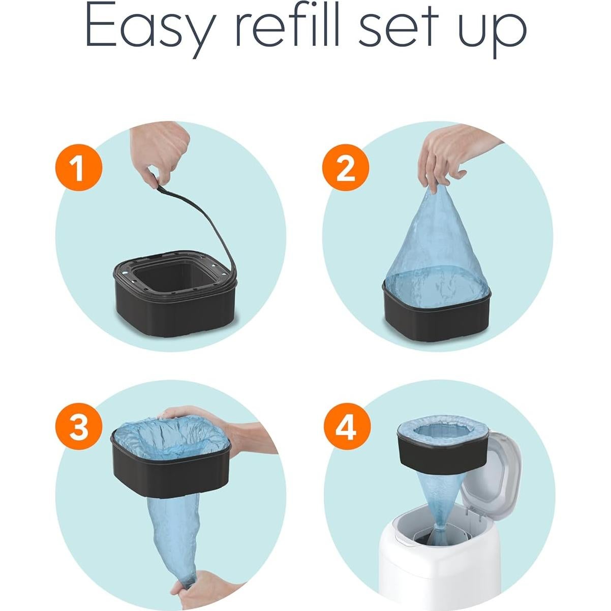 Recambio Jumbo+ Diaper Genie 1080 Pañales Azul