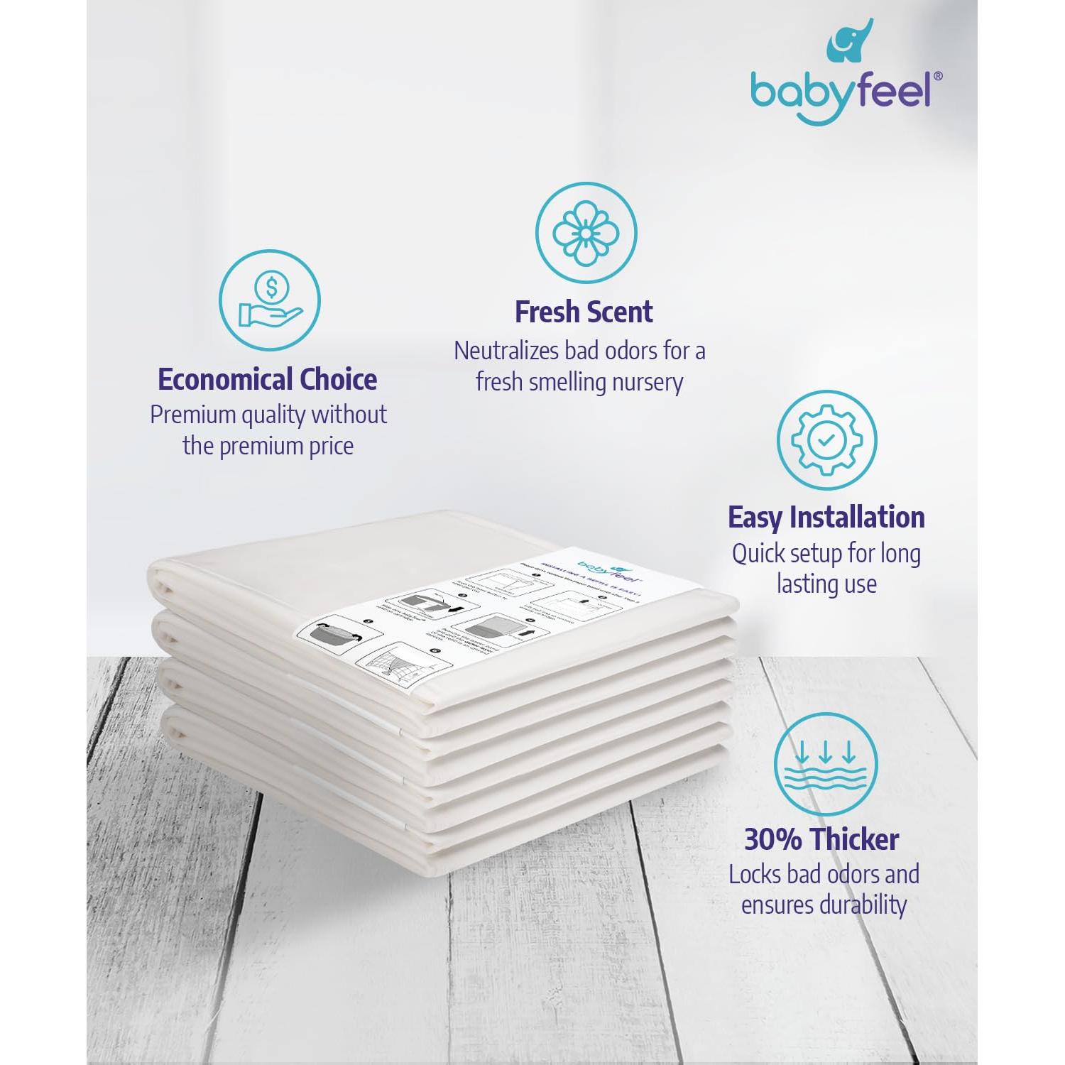 Recargas Babyfeel para Cubo de Pañales Dekor PLUS - 4 Unidades