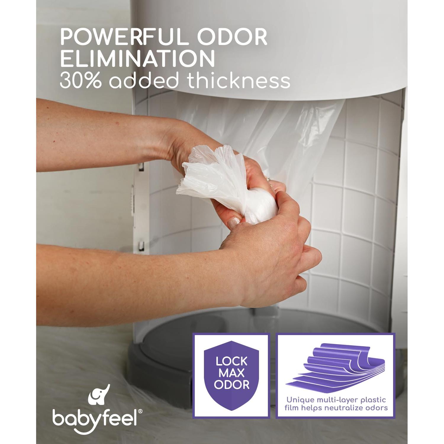 Recargas Babyfeel para Cubo de Pañales Dekor PLUS - 4 Unidades