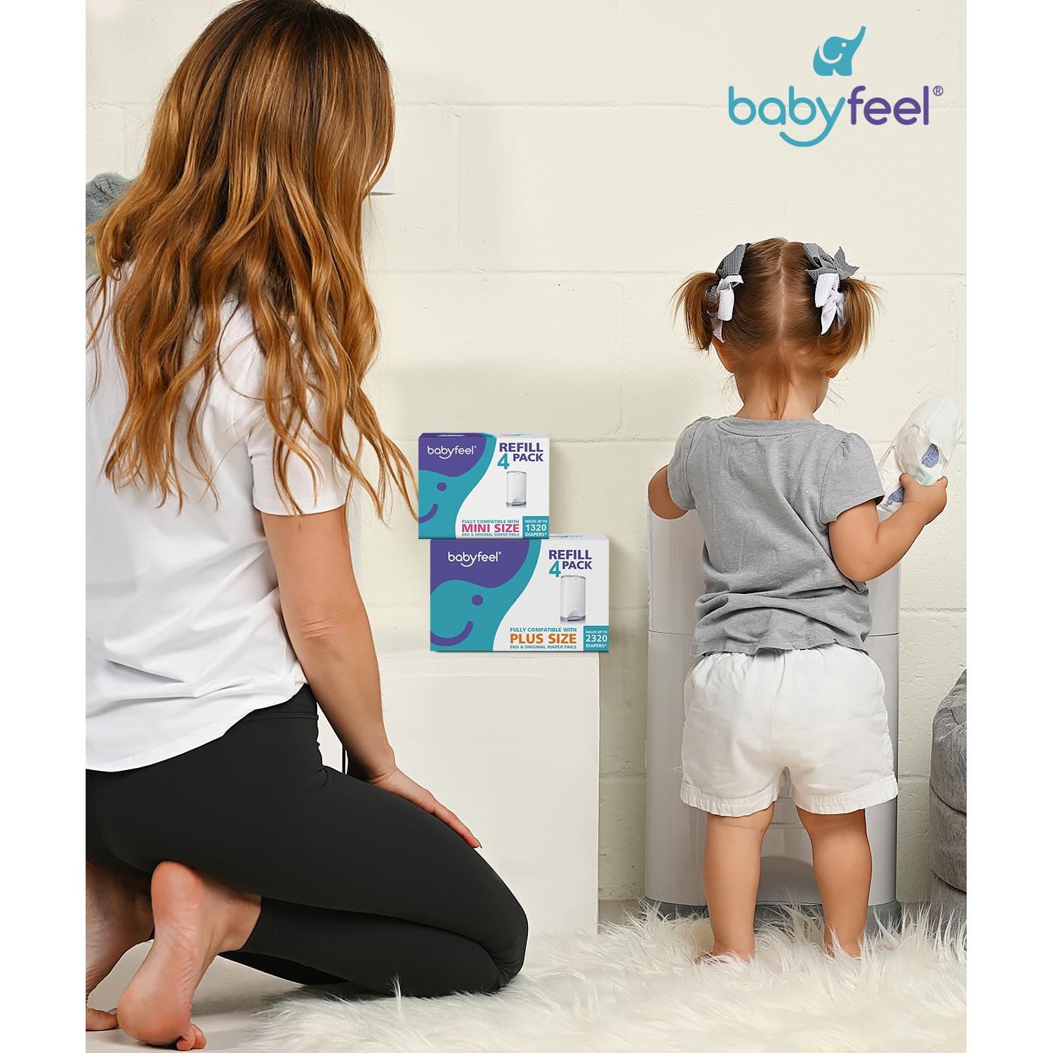 Recargas Babyfeel para Cubo de Pañales Dekor PLUS - 4 Unidades